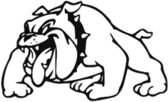 Svg Royalty Free Download Bulldog Clipart Black And - St Cloud High School Bulldog (640x480), Png Download