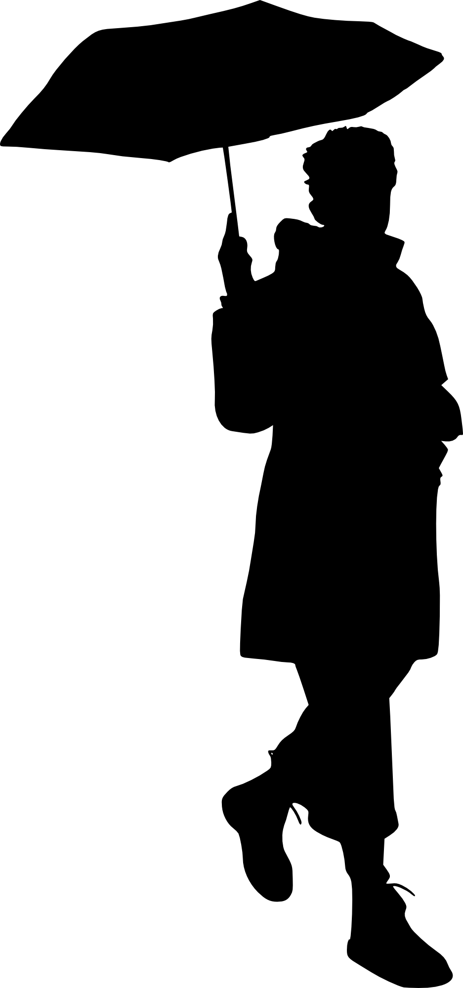 Silhouette Violinist - Drawing (937x2000), Png Download