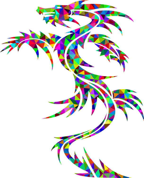 Sleeve Tattoo Dragon Tattoo Clip Art Arm - Lower Back, Shoulder, Neck, Arm Temporary Tattoos - (609x750), Png Download