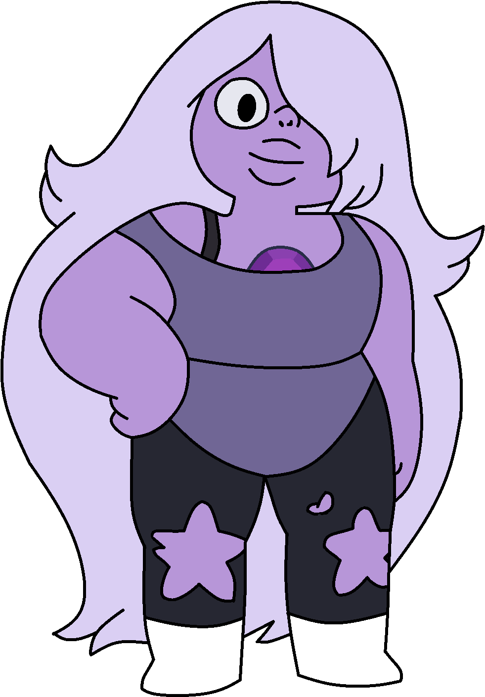 Latest -1420242681 - Amethyst From Steven Universe (1068x1500), Png Download