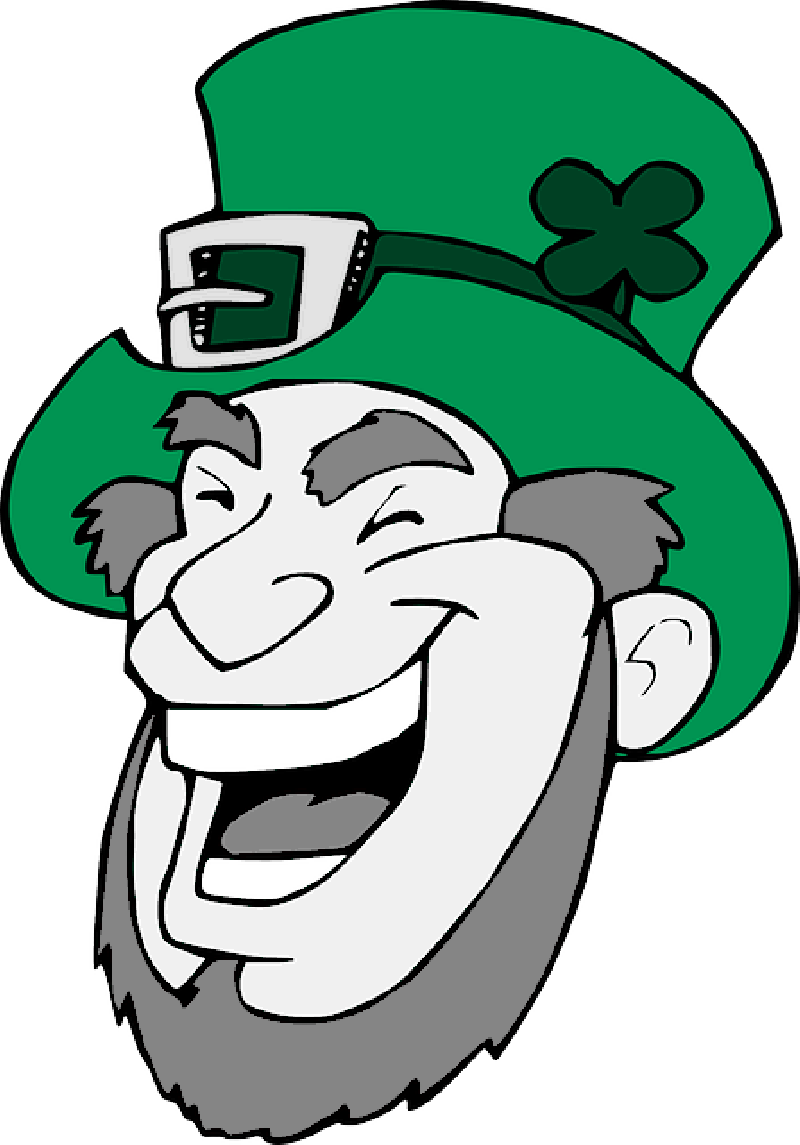 Leprechaun, Laughing, Face, Famous-people, Irish, - Leprechaun .png (800x1145), Png Download