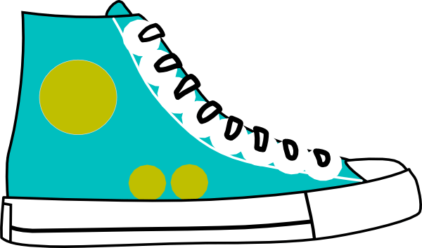 Jordan Shoes At Getdrawings - Clipart Of Tennis Shoes (600x353), Png Download