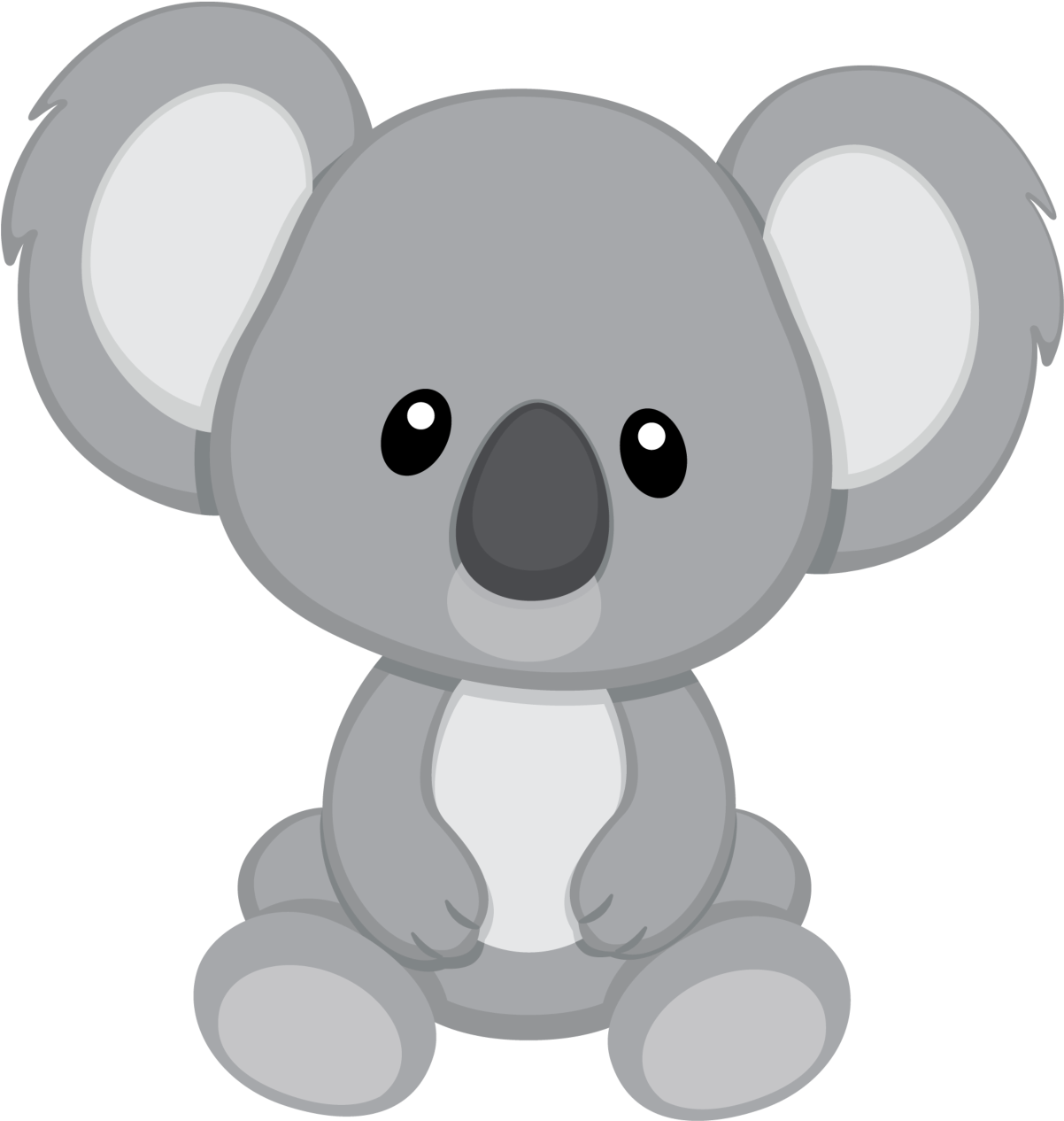 Baby Transparent Images Pluspng - Koala Clipart (1215x1280), Png Download