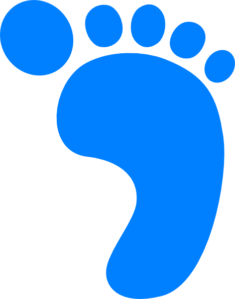 Baby Footprint Drawing At Getdrawings - Footprint Png (468x595), Png Download