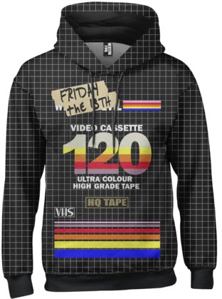 Bootleg Recordable Vhs Hooded Sweater - Hoodie (480x480), Png Download