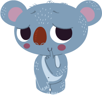 Koalas, Emoji, Hugs, Kawaii, Lovely Pictures, Drawings - Koala (356x444), Png Download