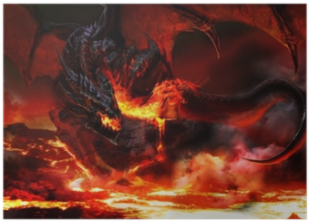 Hellish Dragon (400x400), Png Download