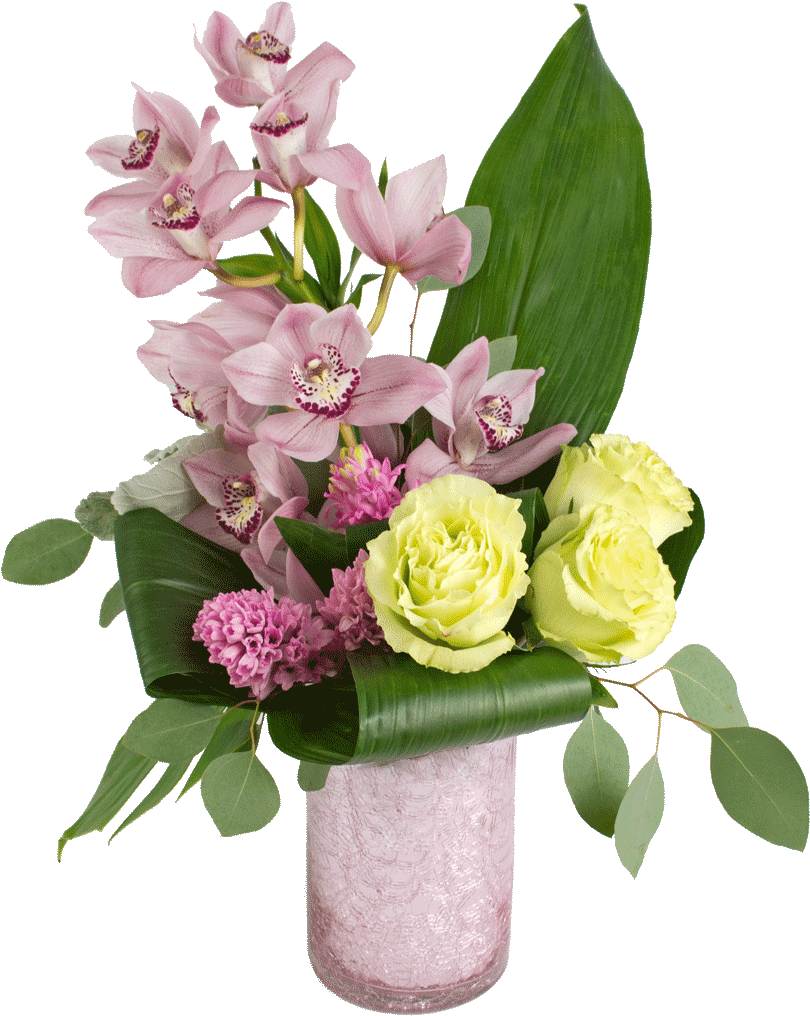 Enchanted Evening Bouquet - Flower Pot Bouquets Png (1024x1024), Png Download