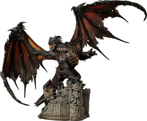 5" World Of Warcraft Polystone Statue Deathwing - Statue World Of Warcraft (480x395), Png Download