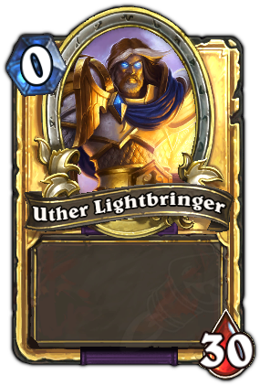 Uther1 - Hearthstone Cartas Doradas Gif (307x465), Png Download