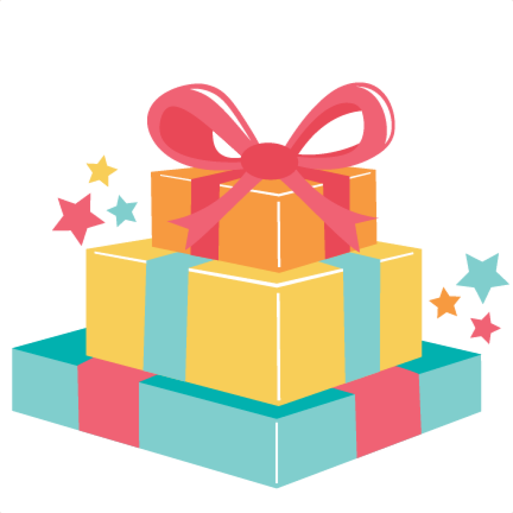 Gift Clipart Birthday Present - Transparent Background Gift Png (1024x1024), Png Download