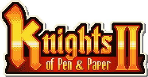 Knights Of Pen And Paper 2, , Gamelogo - Knights Of Pen And Paper 2 (600x343), Png Download