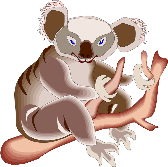 Free Koala Clipart - Clip Art (744x750), Png Download