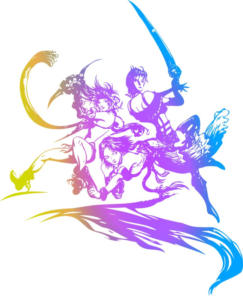 Yuna, Rikka And Paine Logo - Final Fantasy X-2 (811x985), Png Download