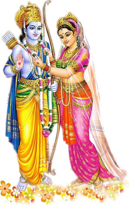 Sita Ram Png Image Background - Stories Of The Ramayana (429x679), Png Download