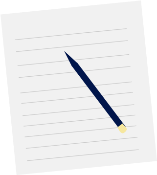 Paper And Pen Illustration - Handwriting (400x400), Png Download