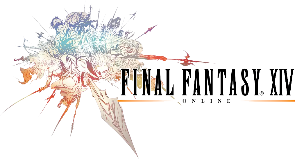 Final Fantasy Xiv Logo (1015x548), Png Download