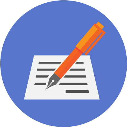 Adaptive Assessments - Icon Pen And Paper (500x500), Png Download
