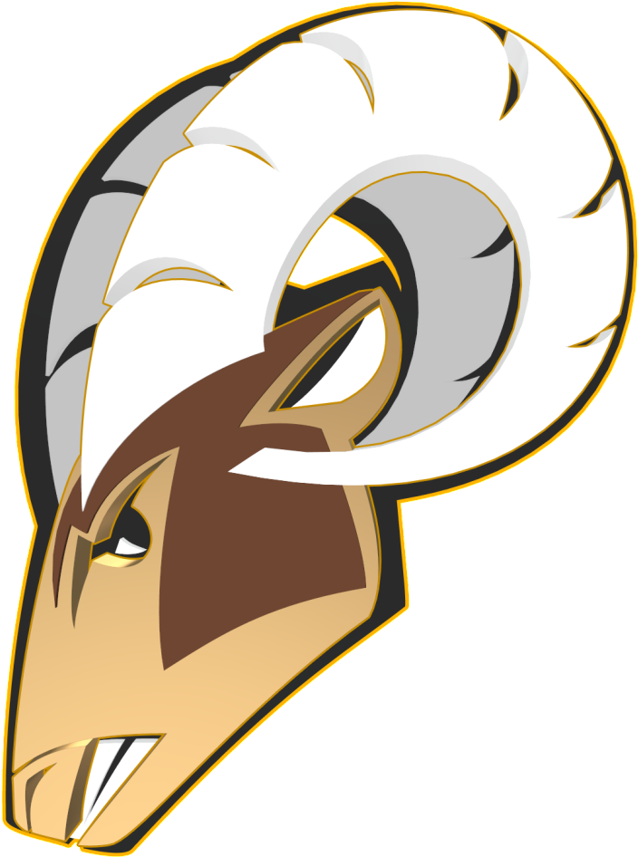 Ram Logo Png Download - Animated Goat Head Logo (1024x1024), Png Download