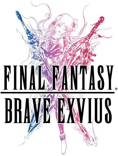 Lara Croft Comes To Final Fantasy Brave Exvius To Celebrate - Final Fantasy Brave Exvius Logo Png (398x526), Png Download