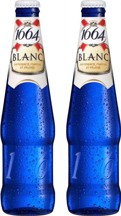 Kronenboug 1664 Blanc Beer 330ml - Kronenbourg Blanc (800x800), Png Download