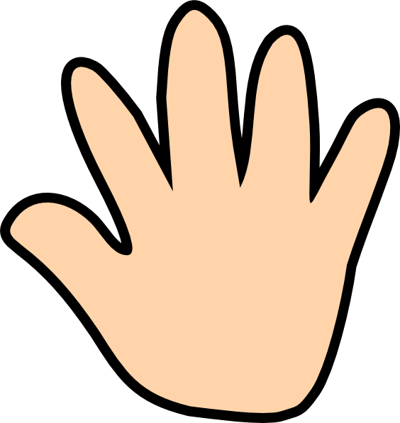 Skin Color Print Clip Art At Clker - Skin Images Clip Art (564x597), Png Download