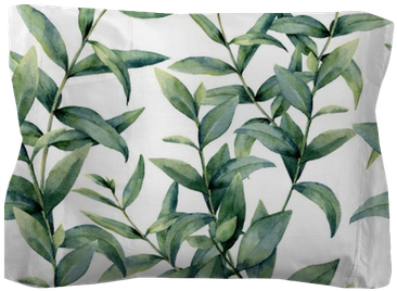 Watercolor Realistic Eucalyptus Pattern - Eucalyptus Pattern (400x400), Png Download