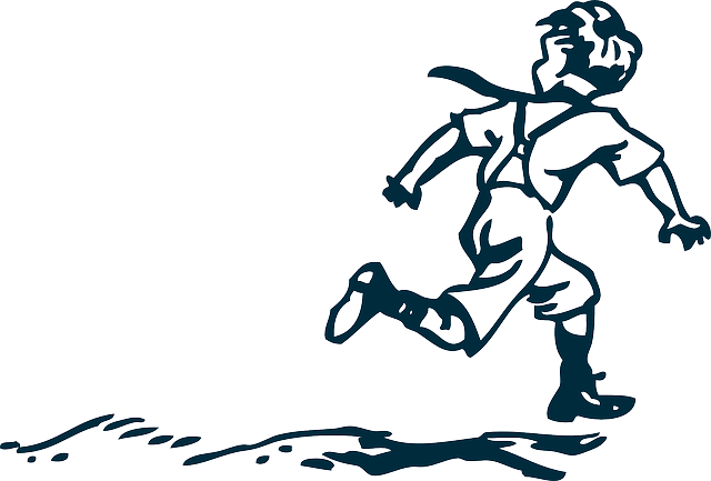 Outline, Drawing, People, Boy, Kid, Silhouette, Girl - More William By Martin Jarvis (audio Book) (640x433), Png Download