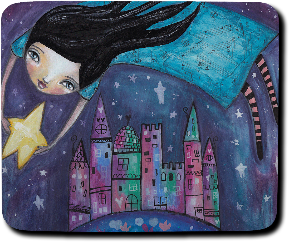 Star Flight Mouse Pad - Fairy (1181x1181), Png Download