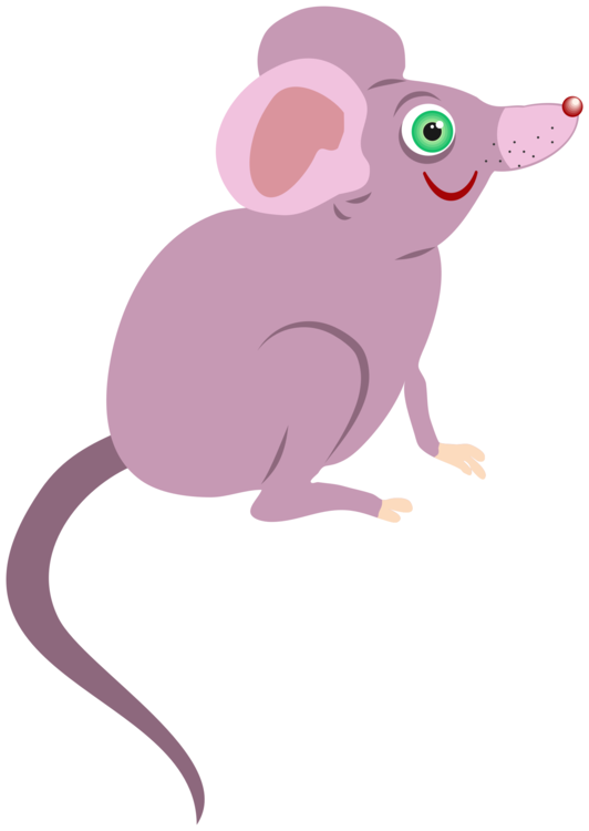 Computer Mouse Download Cartoon - Cartoon Pic Of Mouse (532x750), Png Download