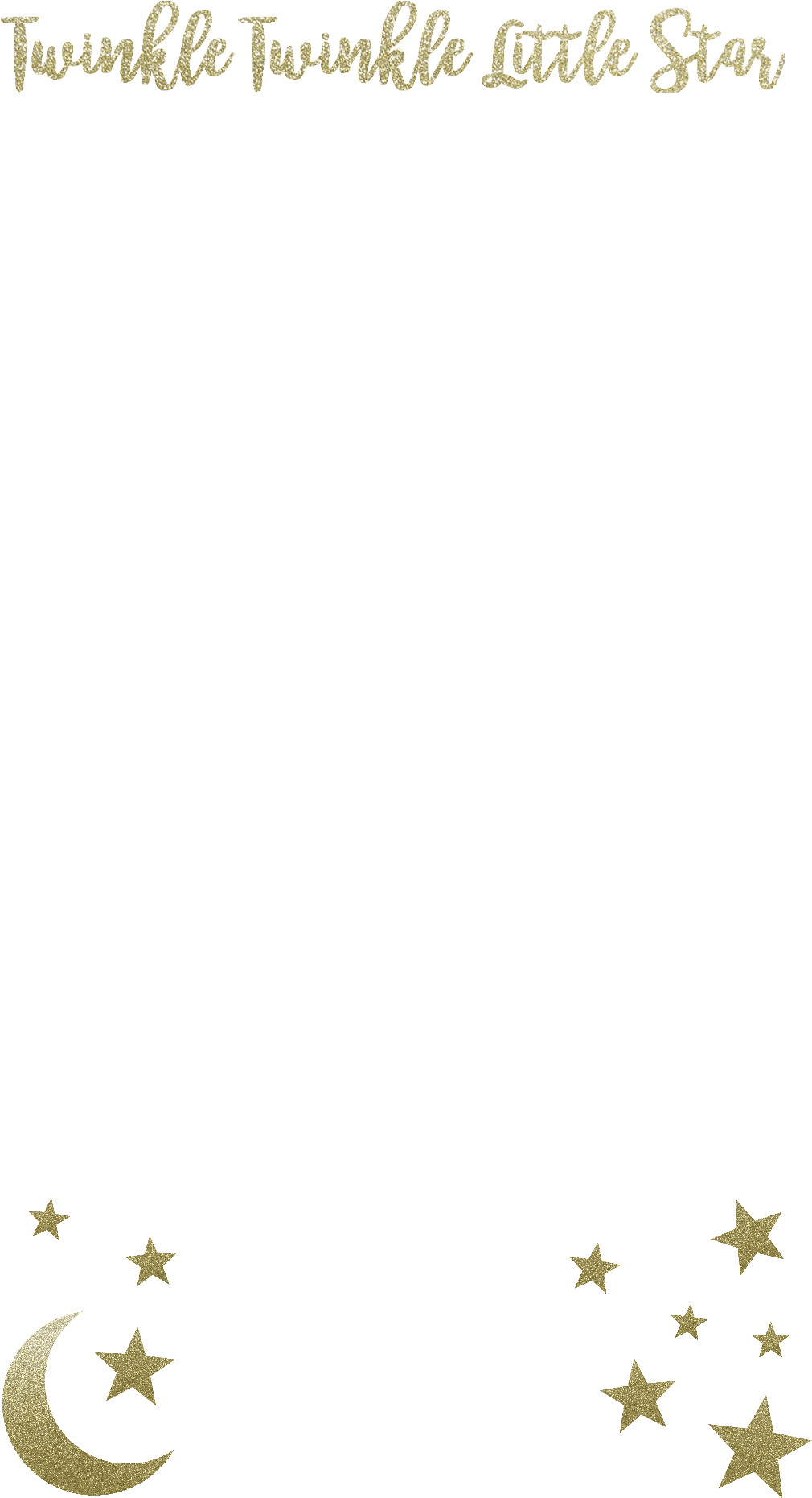Twinkle Twinkle Little Star - Twinkle Twinkle Little Star Geofilter (1080x1920), Png Download