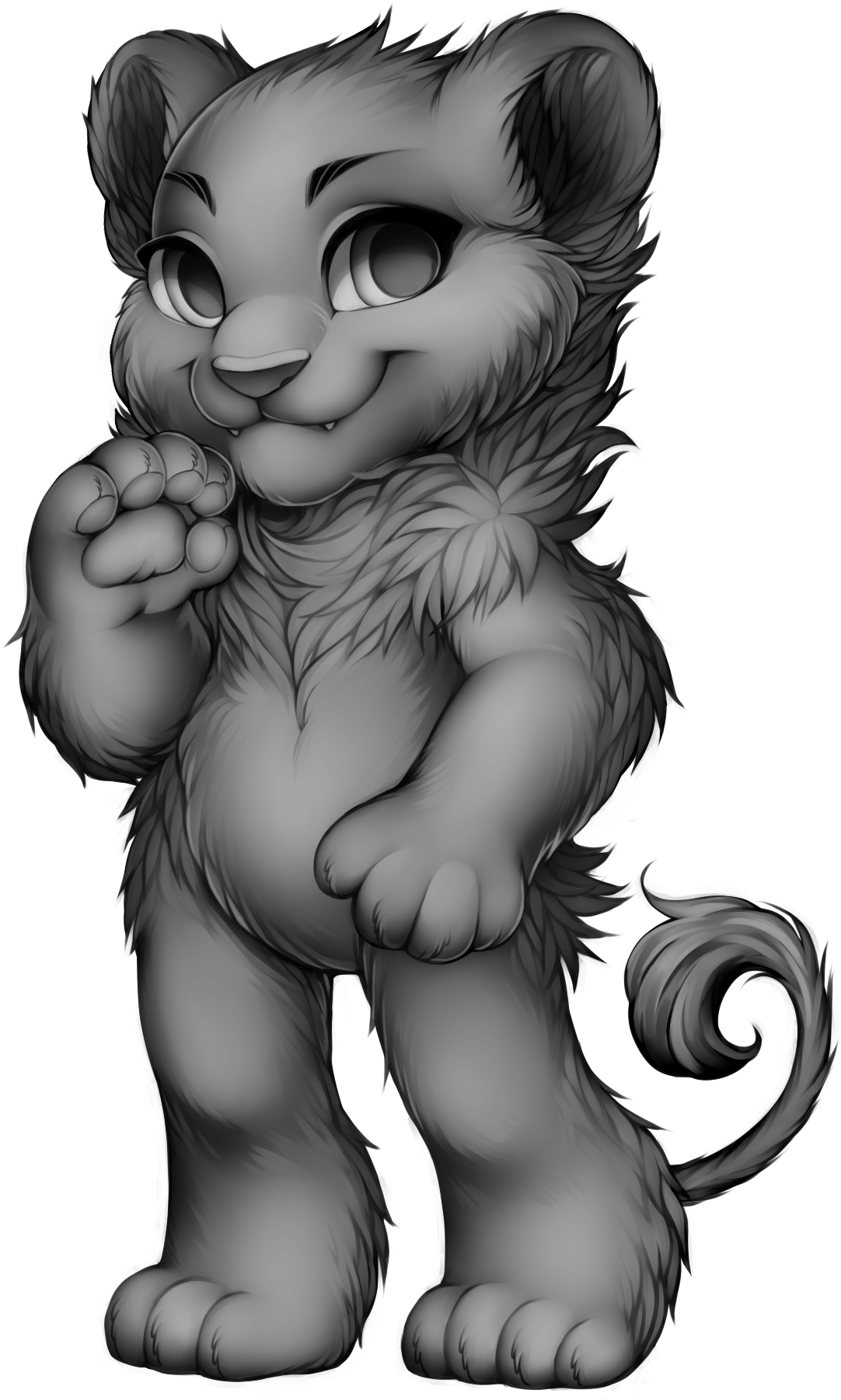 7gglyy1 Ouw3eak - Furvilla Bases Big Cat (1237x2002), Png Download