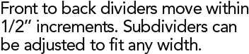 Easy Drawer Reconfiguration - Ivory (1100x450), Png Download