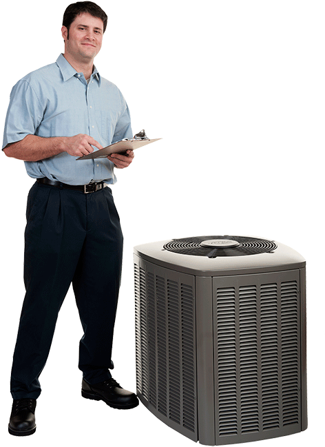 With Flat Rate Pricing, Both The Technician And Office - Hvac Technician Png (500x649), Png Download