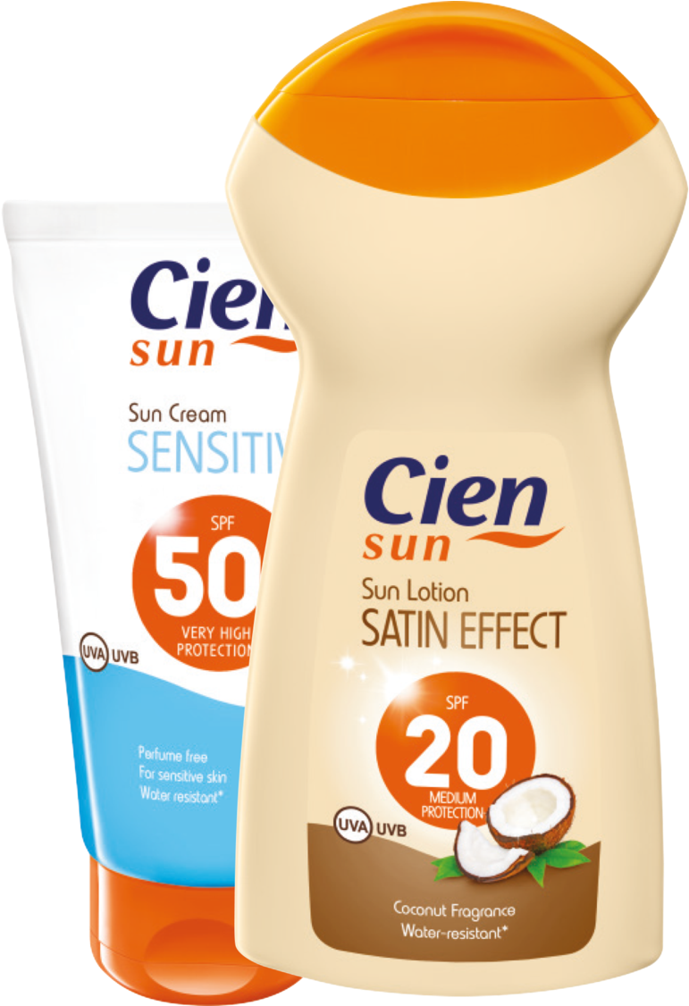 Cien Sun Lotion Satin Effect (1500x1125), Png Download