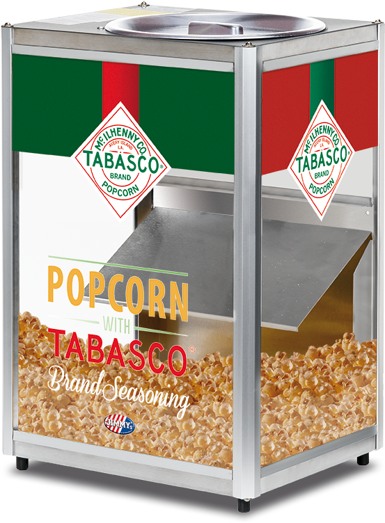 Popcorn Warmer - Tabasco Sauce (671x829), Png Download