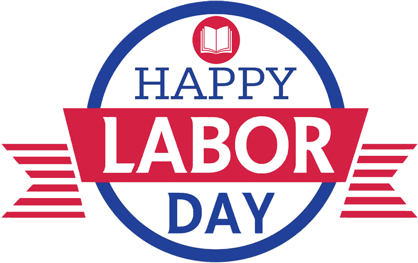 Library Closure - Happy Labor Day 2018 (862x549), Png Download
