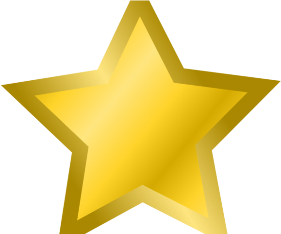 Falling Stars Clipart Patriotic - Gold Star Clipart Png (640x480), Png Download