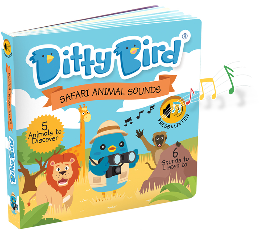 Ditty Bird Interactive Musical Book - Music (874x768), Png Download