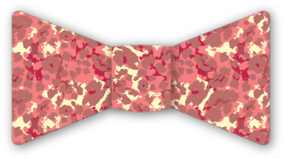 Cheetah Bow Tie - Paisley (600x600), Png Download