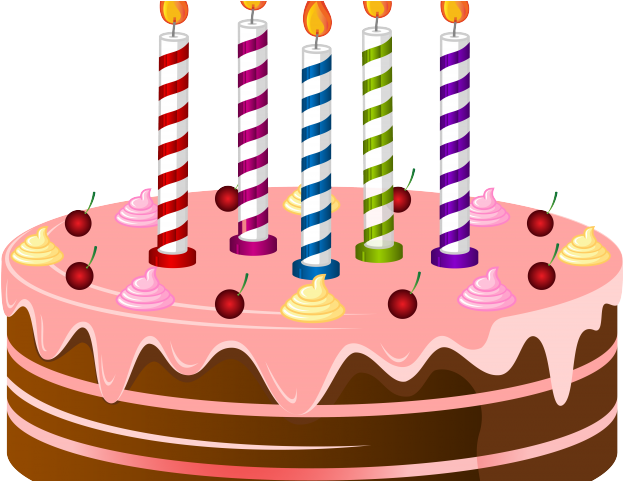 Birthday Cake Clipart Princess Cake - Transparent Birthday Cake Clipart (640x480), Png Download