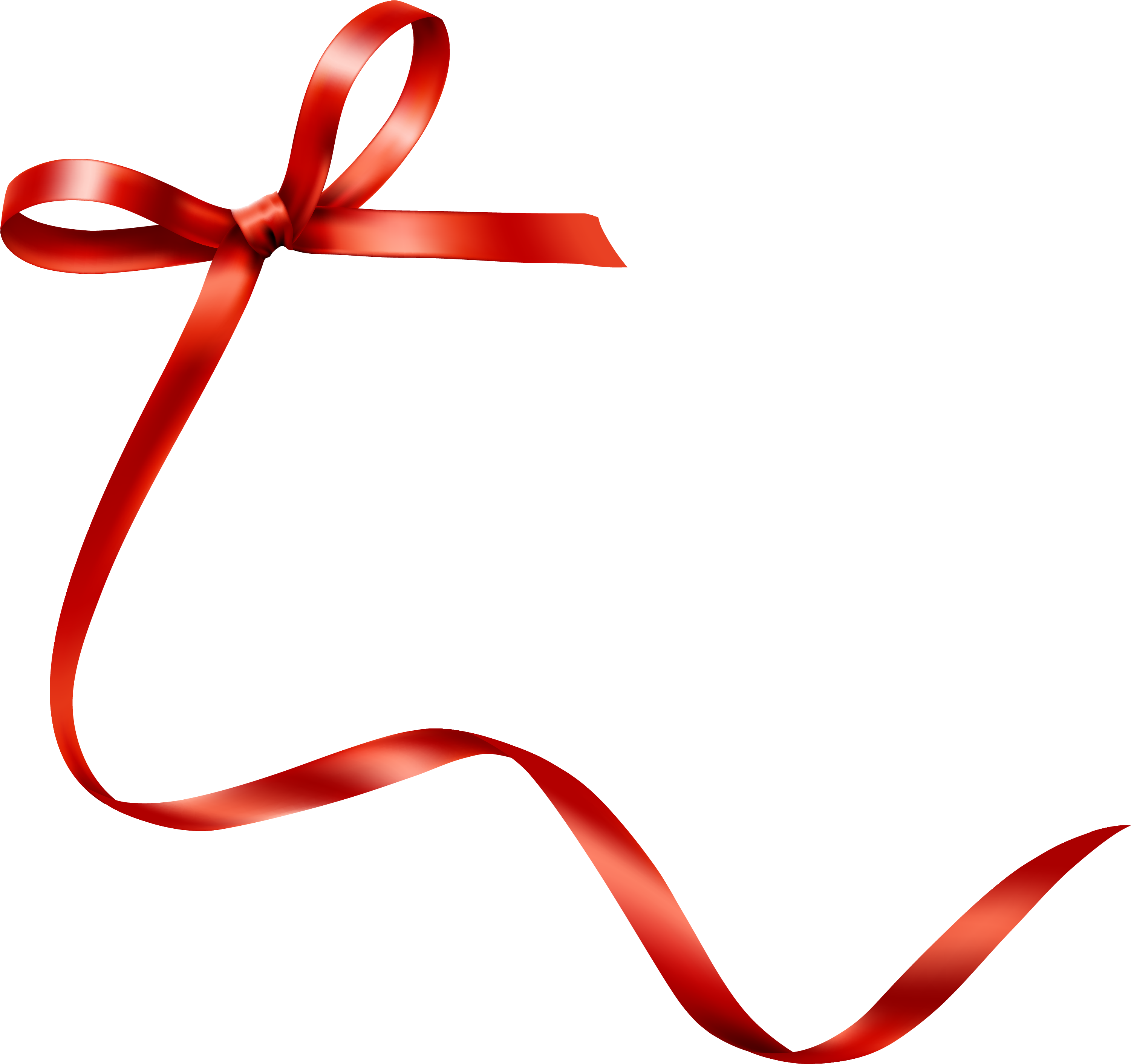 Ribbon Hand Red Bow Tie Transprent Png - Moño Rojo Dibujo Transparente (3001x2822), Png Download