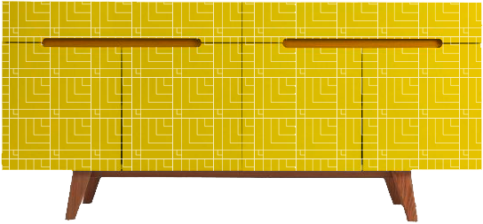 Adhesive Foil Toronto White/sun - Sideboard (800x500), Png Download