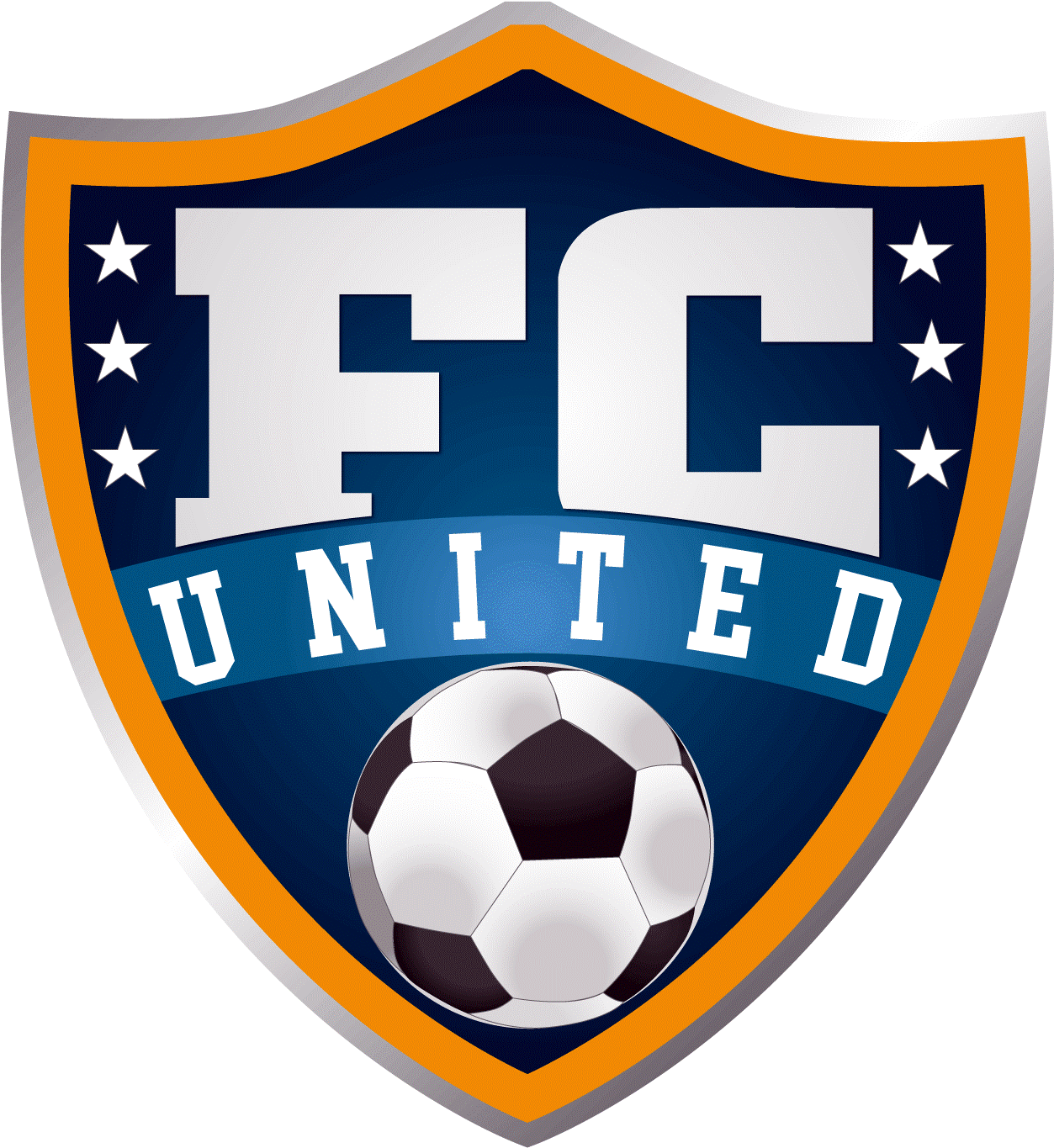 Soccer Logo United Fc (1292x1418), Png Download
