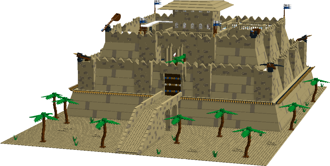 Pyramidwarriors2 - Pyramid Fortress (1351x576), Png Download