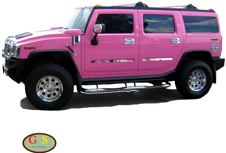 Download Hummer H2 Hummer Car Pink Full Size PNG Image PNGkit