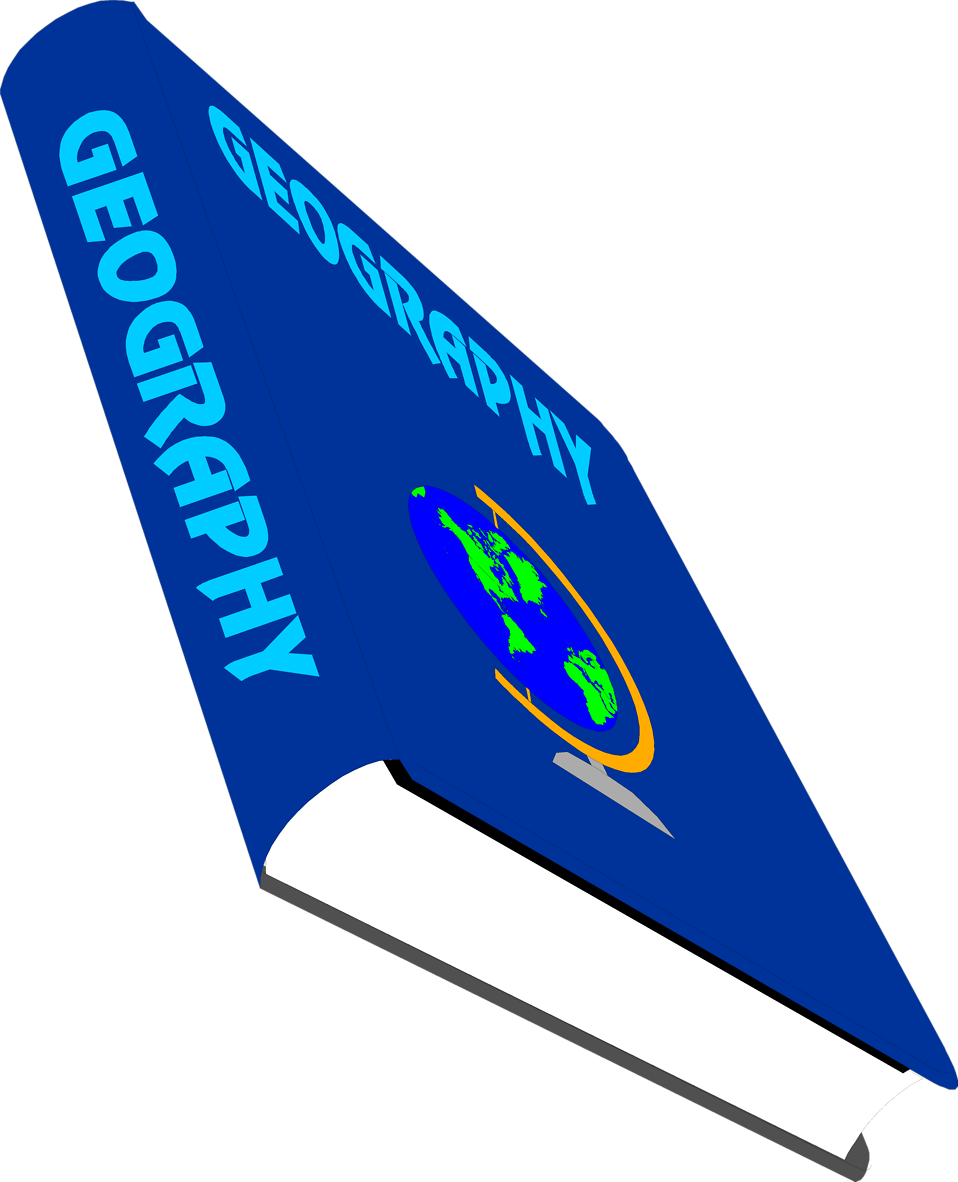 Clipart - Clipart Geography Book (958x1182), Png Download