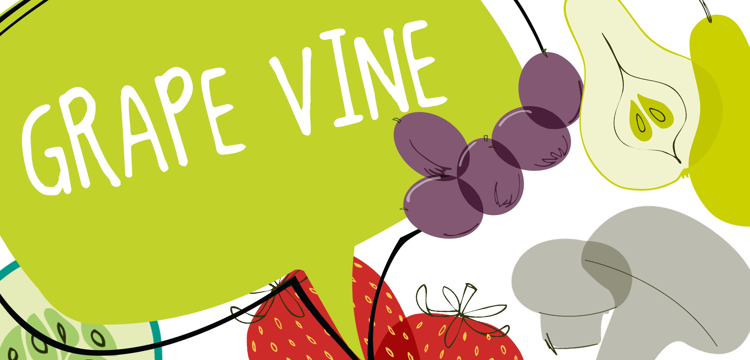 Download Grape Vine site Banner Rubber Stamping Full Size PNG