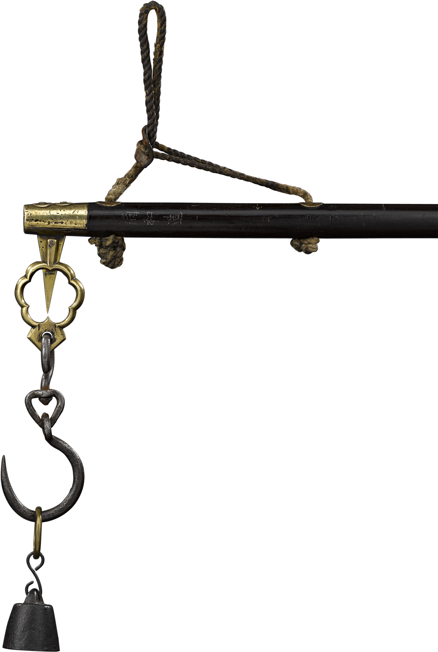 Chinese Steelyard Balance Scale Cane - Locket (2000x2500), Png Download