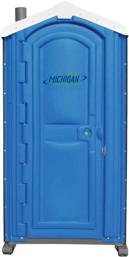 Portable Restroom Rentals- Brooklyn, Michigan - Toilet Portable Front (1140x867), Png Download